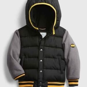 GAP Black Jacket with Yellow Detail